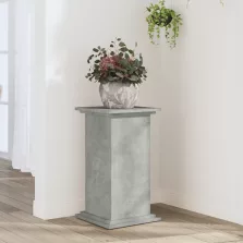   vidaXL betonszürke szerelt fa növényállvány 33 x 33 x 60 cm