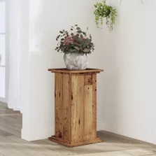   vidaXL antik fa színű szerelt fa növényállvány 33 x 33 x 60 cm