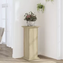   vidaXL sonoma tölgy színű szerelt fa növényállvány 33 x 33 x 80 cm