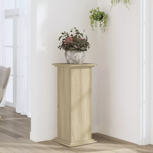 vidaXL sonoma tölgy színű szerelt fa növényállvány 33 x 33 x 80 cm