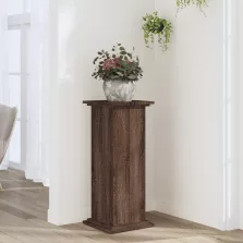   vidaXL barna tölgy színű szerelt fa növényállvány 33 x 33 x 80 cm