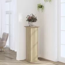   vidaXL sonoma tölgy színű szerelt fa növényállvány 33 x 33 x 100 cm