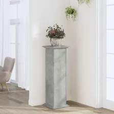   vidaXL betonszürke szerelt fa növényállvány 33 x 33 x 100 cm