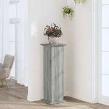   vidaXL szürke sonoma színű szerelt fa növényállvány 33 x 33 x 100 cm