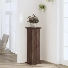   vidaXL barna tölgy színű szerelt fa növényállvány 33 x 33 x 100 cm