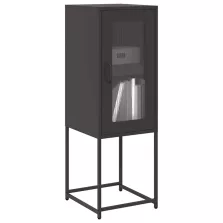   vidaXL rózsaszín hidegen hengerelt acél tálalószekrény 36x39x107 cm