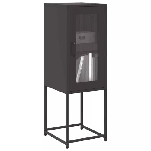 vidaXL rózsaszín hidegen hengerelt acél tálalószekrény 36x39x107 cm