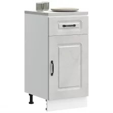 vidaXL Konyhai alapszekrény Kalmar beton szürke műfa