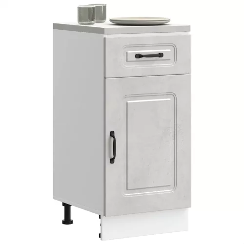 vidaXL Konyhai alapszekrény Kalmar beton szürke műfa