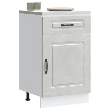 vidaXL Konyhai alapszekrény Kalmar beton szürke műfa