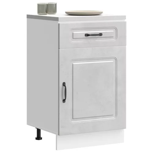 vidaXL Konyhai alapszekrény Kalmar beton szürke műfa