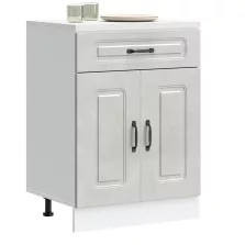 vidaXL Konyhai alapszekrény Kalmar beton szürke műfa