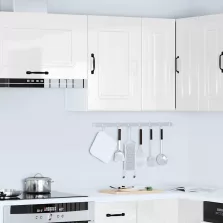   vidaXL konyhai fali szekrény Kalmar magasfényű fehér színű fából