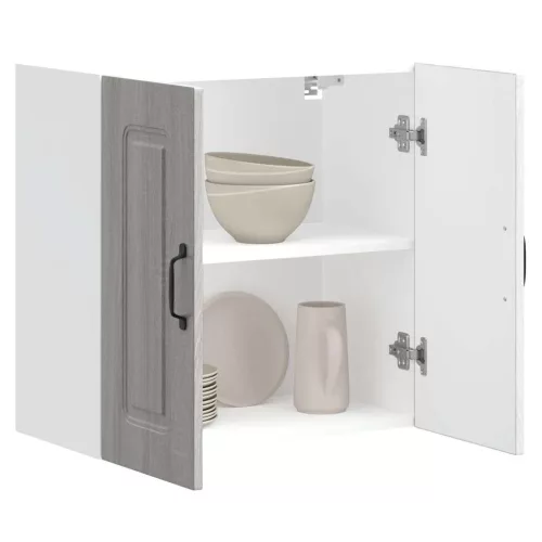 vidaXL konyhai fali szekrény Kalmar szürke sonoma műfa