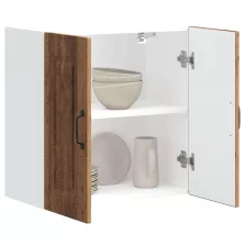   vidaXL konyhai fali szekrény Kalmar régi fából készült fűrészáru