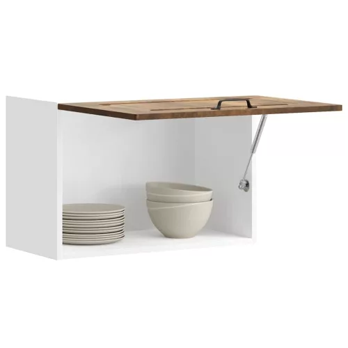 vidaXL konyhai fali szekrény Kalmar füstölt tölgy fűrészelt fa