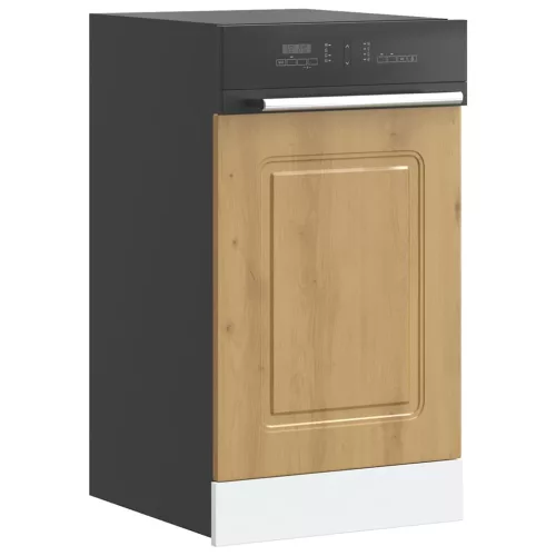 vidaXL mosogatógép panel Kalmar kézműves tölgy 45x1,5x67 cm gépi fa