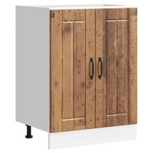   vidaXL mosdóaljzatos szekrény Lucca régi fából fűrészáru műfa