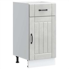 vidaXL Konyhai alsó szekrény Lucca betonszürke szerelt fa