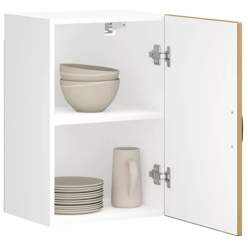 vidaXL konyhai fali szekrény Lucca kézműves tölgy szerelt fa