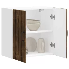   vidaXL konyhai fali szekrény Lucca füstölt tölgy szerelt fa