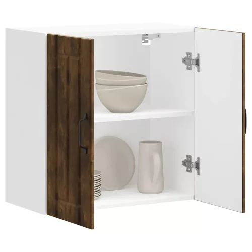 vidaXL konyhai fali szekrény Lucca füstölt tölgy szerelt fa