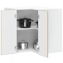   vidaXL Lucca kézműves tölgy szerelt fa konyhai fali sarokszekrény