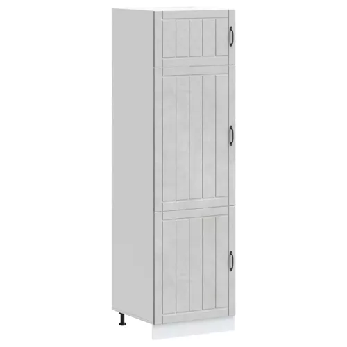 vidaXL Lucca betonszürke szerelt fa konyhaszekrény