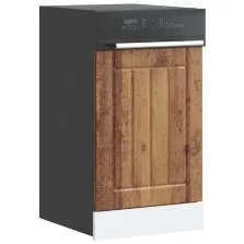   vidaXL mosogatógép panel Lucca régi fából színű fából készült műfa