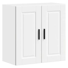   vidaXL konyhai fali szekrény "Porto" Fehér színű fűrészáru