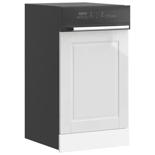 vidaXL mosogatógép panel "Porto" Magasfényű fehér 45x1,5x67 cm Gépi fa
