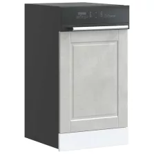   vidaXL mosogatógép panel "Porto" Beton szürke 45x1,5x67 cm Mérnöki fa