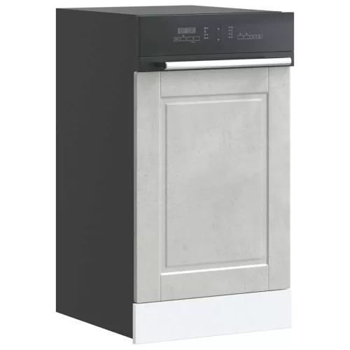 vidaXL mosogatógép panel "Porto" Beton szürke 45x1,5x67 cm Mérnöki fa