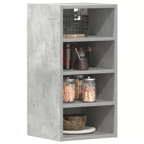 vidaXL “Riga” betonszürke szerelt fa függő szekrény 30x29,5x60 cm