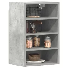   vidaXL “Riga” betonszürke szerelt fa függő szekrény 40x29,5x60 cm