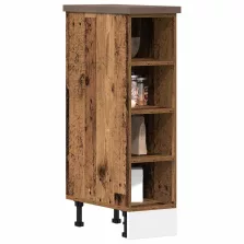   vidaXL “Riga” Alsószekrény Régi fa 20x44,5x81,5 cm Gépelt fa