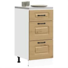   vidaXL Konyhai alapszekrény Kalmar kézműves tölgy műszaki fa