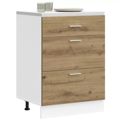 vidaXL “Lyon” konyhai alapszekrény Artisan Oak Engineered Wood