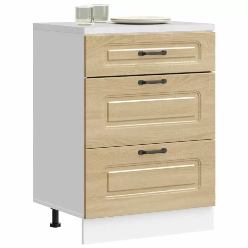 vidaXL konyhai alapszekrény Kalmar sonoma tölgy mérnöki fa