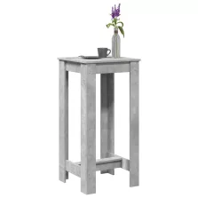 vidaXL betonszürke szerelt fa bárasztal 51 x 50 x 103,5 cm