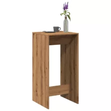   vidaXL kézműves tölgy színű szerelt fa bárasztal 51 x 50 x 103,5 cm