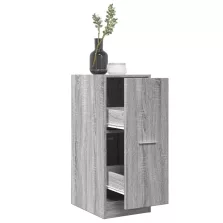  vidaXL szürke sonoma színű szerelt fa patikaszekrény 30 x 41 x 77,5 cm
