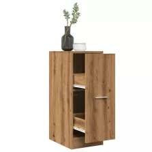   vidaXL kézműves tölgy színű szerelt fa patikaszekrény 30x41x77,5 cm