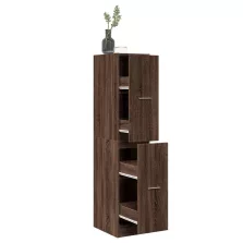   vidaXL barna tölgy színű szerelt fa patikaszekrény 30 x 41 x 144,5 cm