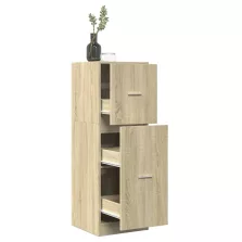   vidaXL sonoma tölgy színű szerelt fa patikaszekrény 40 x 41 x 118 cm