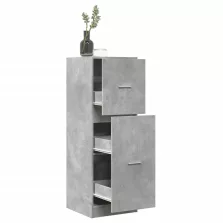   vidaXL betonszürke szerelt fa patikaszekrény 40 x 41 x 118 cm