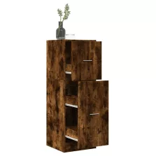   vidaXL füstös tölgy színű szerelt fa patikaszekrény 40 x 41 x 118 cm