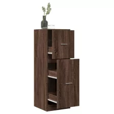   vidaXL barna tölgy színű szerelt fa patikaszekrény 40 x 41 x 118 cm