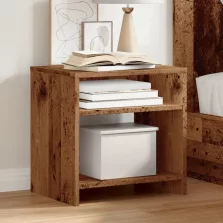   vidaXL antik fa színű szerelt fa éjjeliszekrény 40 x 30 x 40 cm
