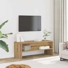   vidaXL kézműves tölgy színű szerelt fa TV-szekrény 100x40x40 cm